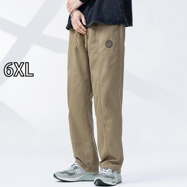 【大得価，新作登場】 [6XL]秋冬 コーデ メンズ  服 シンプル ファッション オシャレ 大人 かっこいい 大きいサイズ ストリート 紳士服 レトロ シンプル ワークウェア パンツ ゆったり ストレート カジュアル その他