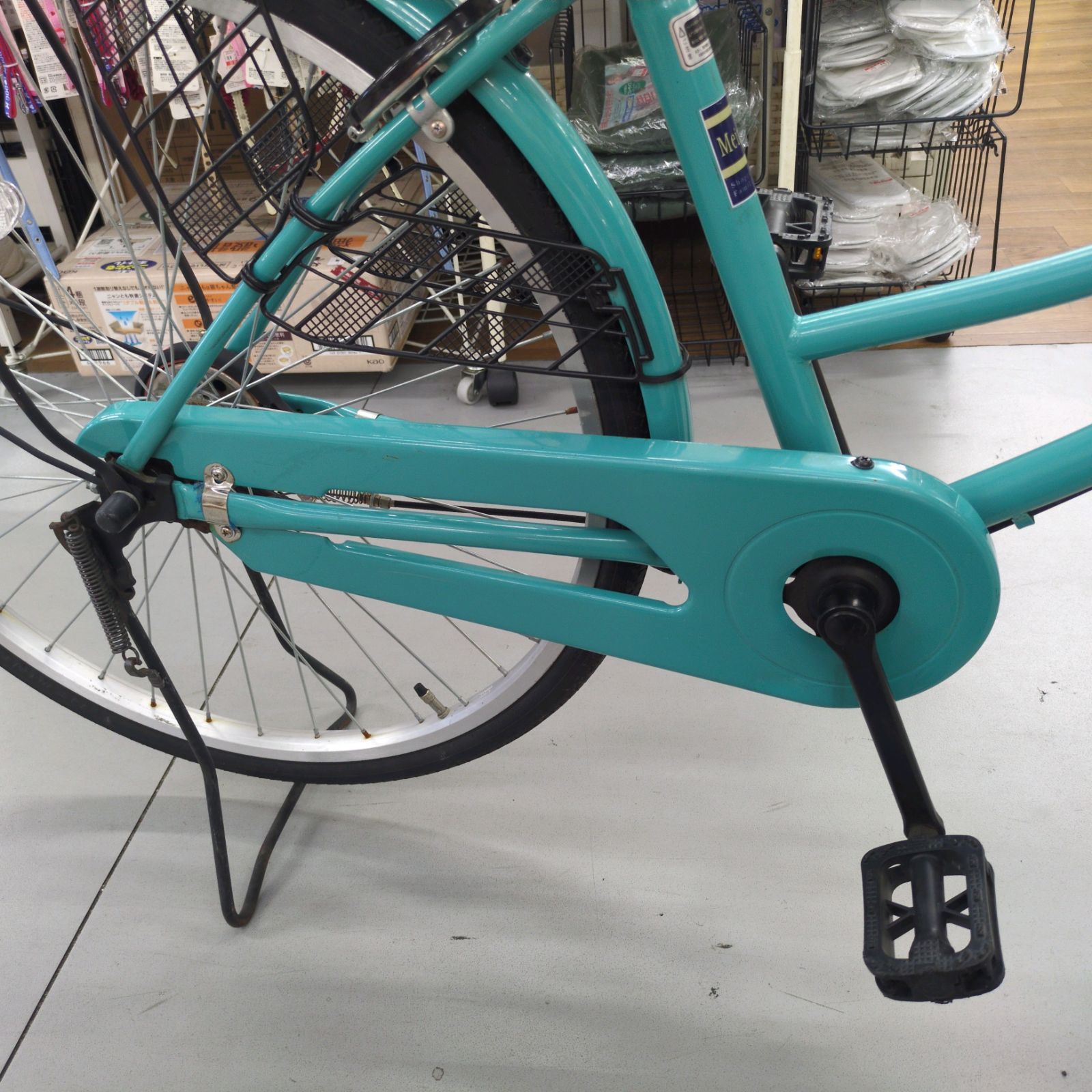 J038☆サビキズ使用感有り☆子供自転車☆DEANGELIS☆LEDオート☆24インチ