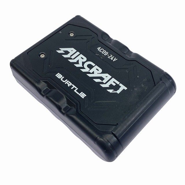 比較的 BURTLE バートル 24V エアークラフト リチウムイオンバッテリー AC09 黒|ブラック 本体 充電器