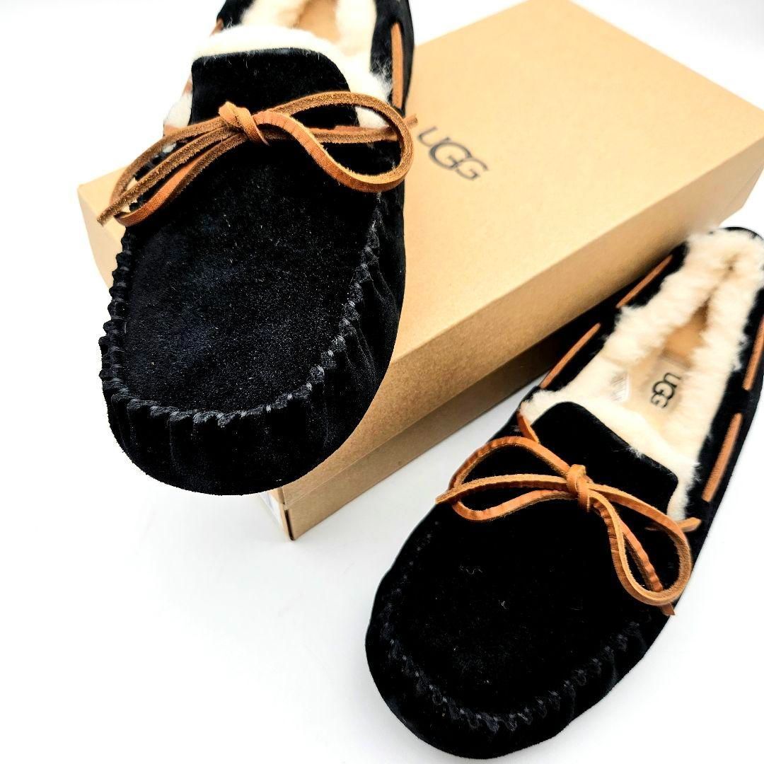 UGG モカシン ムートン ブラック 808-1