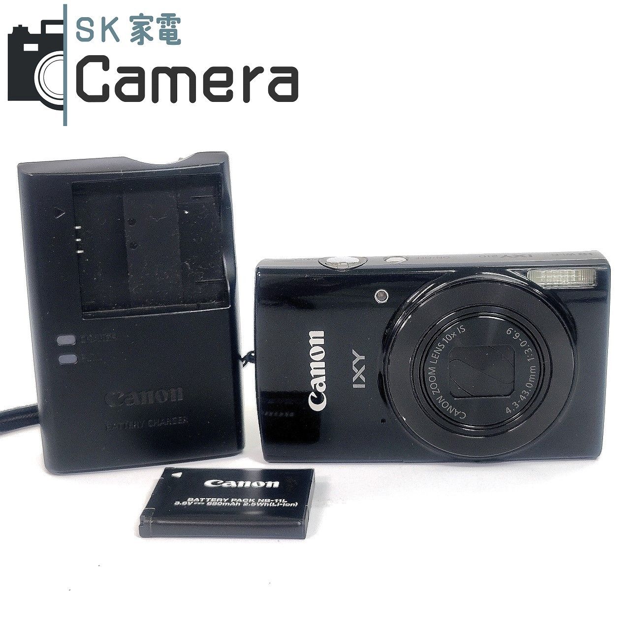 デジタルカメラ　Canon IXY 210 PC2332 ブラック 公式 【】 Canon IXY 210 ブラック PC2332 キャノン イクシー