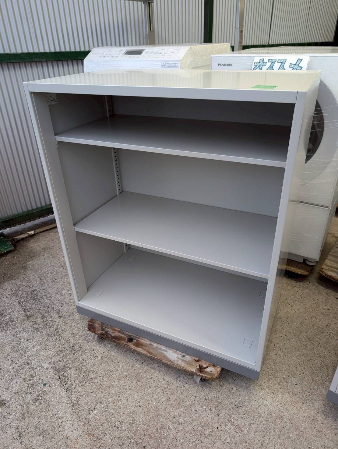 姫路 スチール棚 H80cm×D45cm×H95cm 書類棚 収納 本棚
