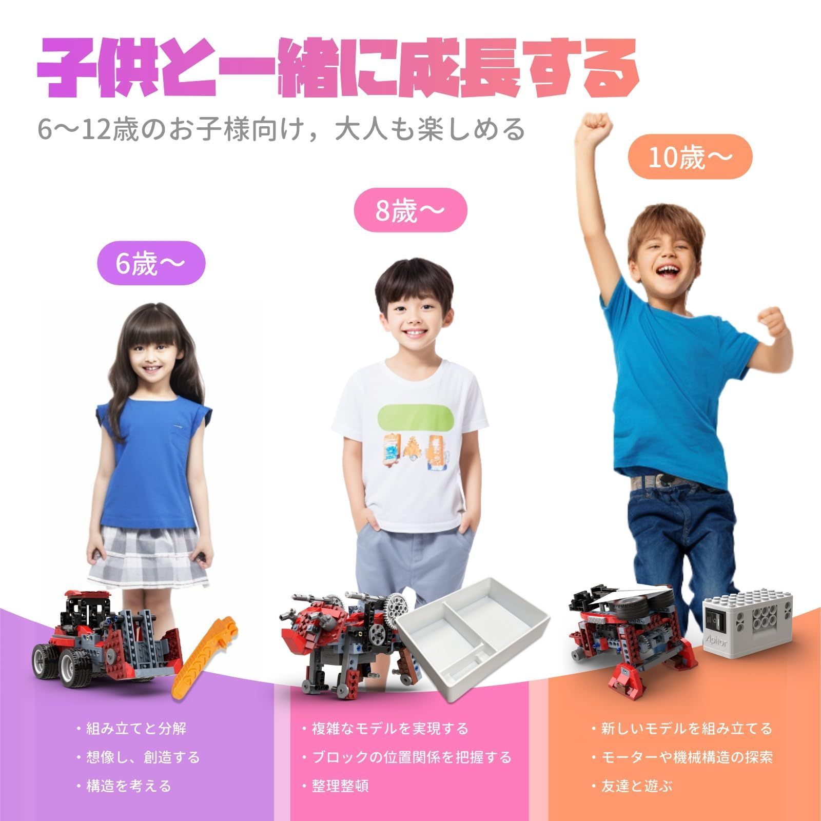 人気商品】プレゼント 人気 男の子 クリスマスプレゼント 知育 STEM 誕生日 分類トレイ付き ブロックセット 子供の日  クールな「冒険の勇者」シリーズ プレゼント ロボット ロボット 小学生 組み立て おもちゃ知育玩具 男の子 8-in-1 女の子 B - メルカリ