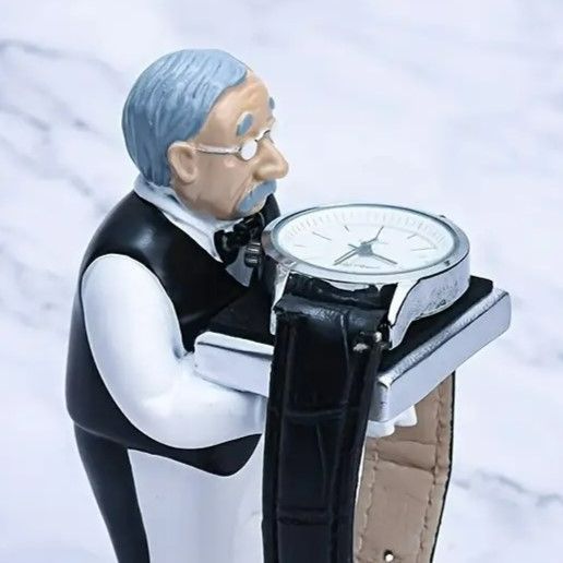 時計スタンド 執事 時計立て お洒落 モダン かわいい インテリア デスク プレゼント 贈り物 ディスプレイホルダー シック お祝い bL3h743 NEXPOTALLINN_EU