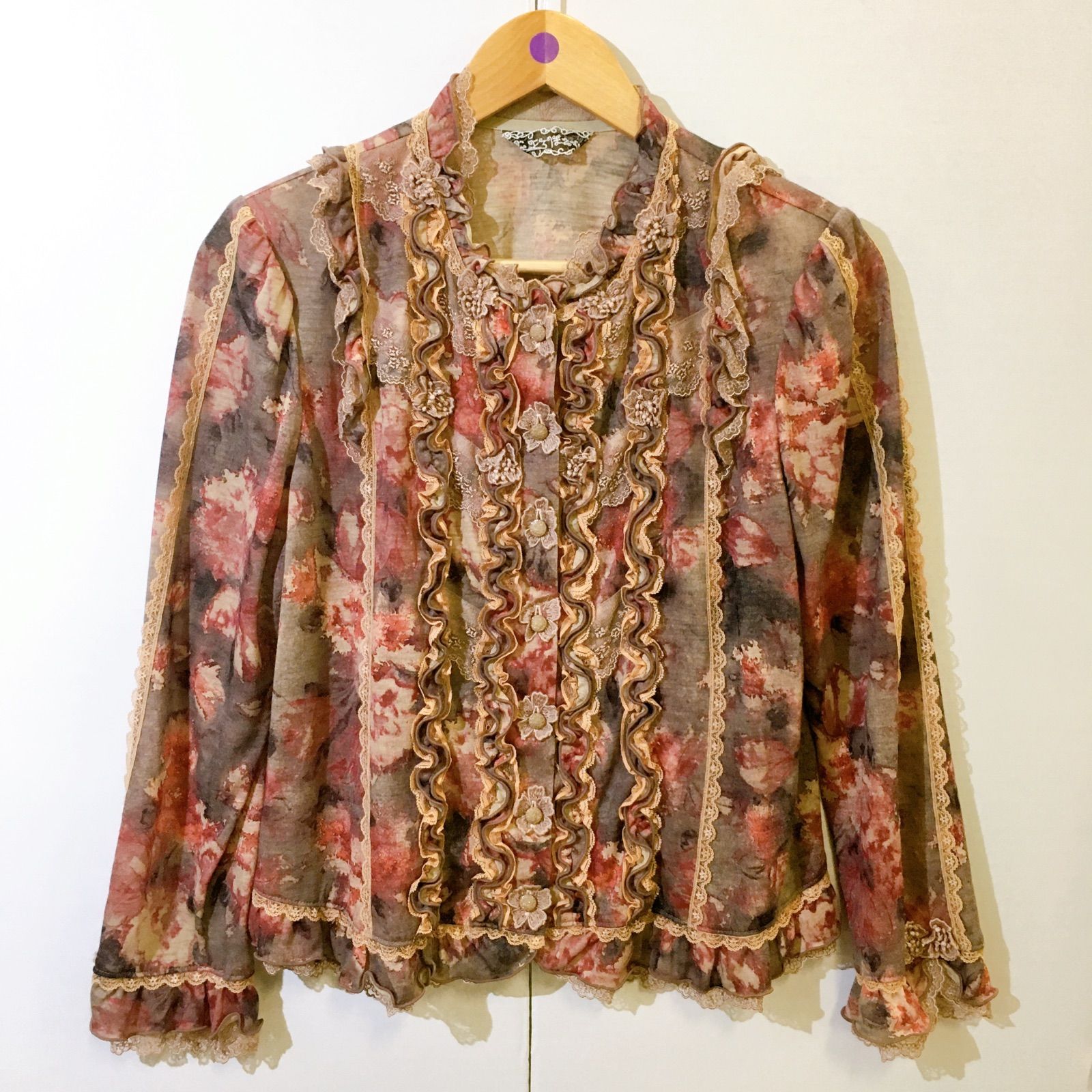 美品】びーどろぽえむ セットアップ ジャケット スカート レディース M  