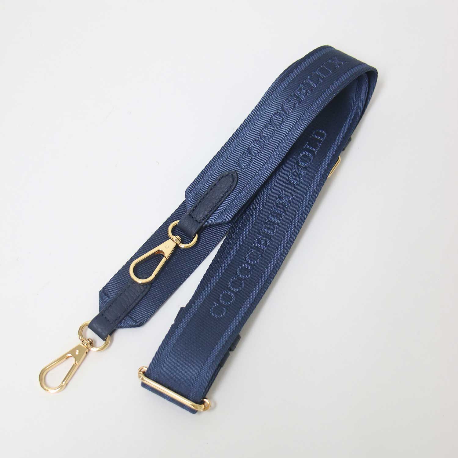 美品】COCOCELUX GOLD ココセリュックスゴールド バッグ ネイビー 紺