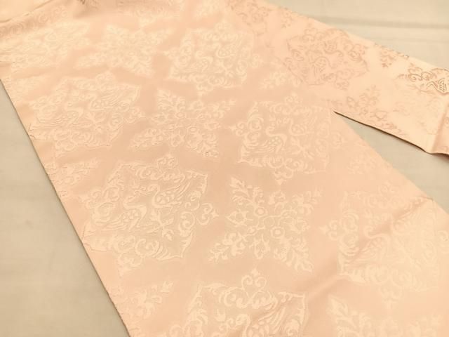 名古屋帯 明るいイエロー 亀甲の総絞り 九寸 正絹 AO-2797 手織り九寸名古屋帯/八重山黄絣苧麻交織 亀田恭子