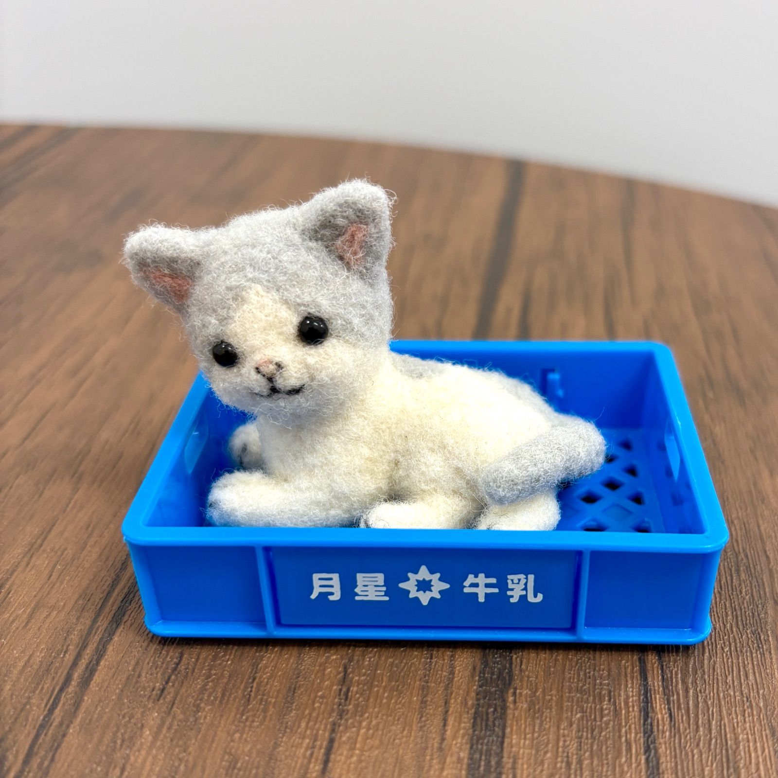 羊毛フェルト・ハンドメイド・ねこちゃん