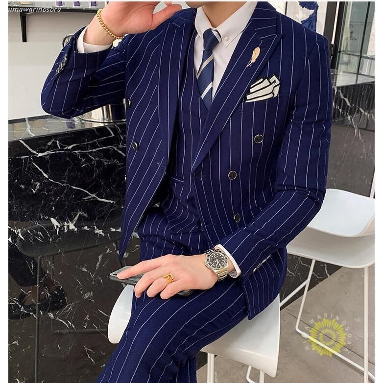 ストライプ柄 フォマールスーツ