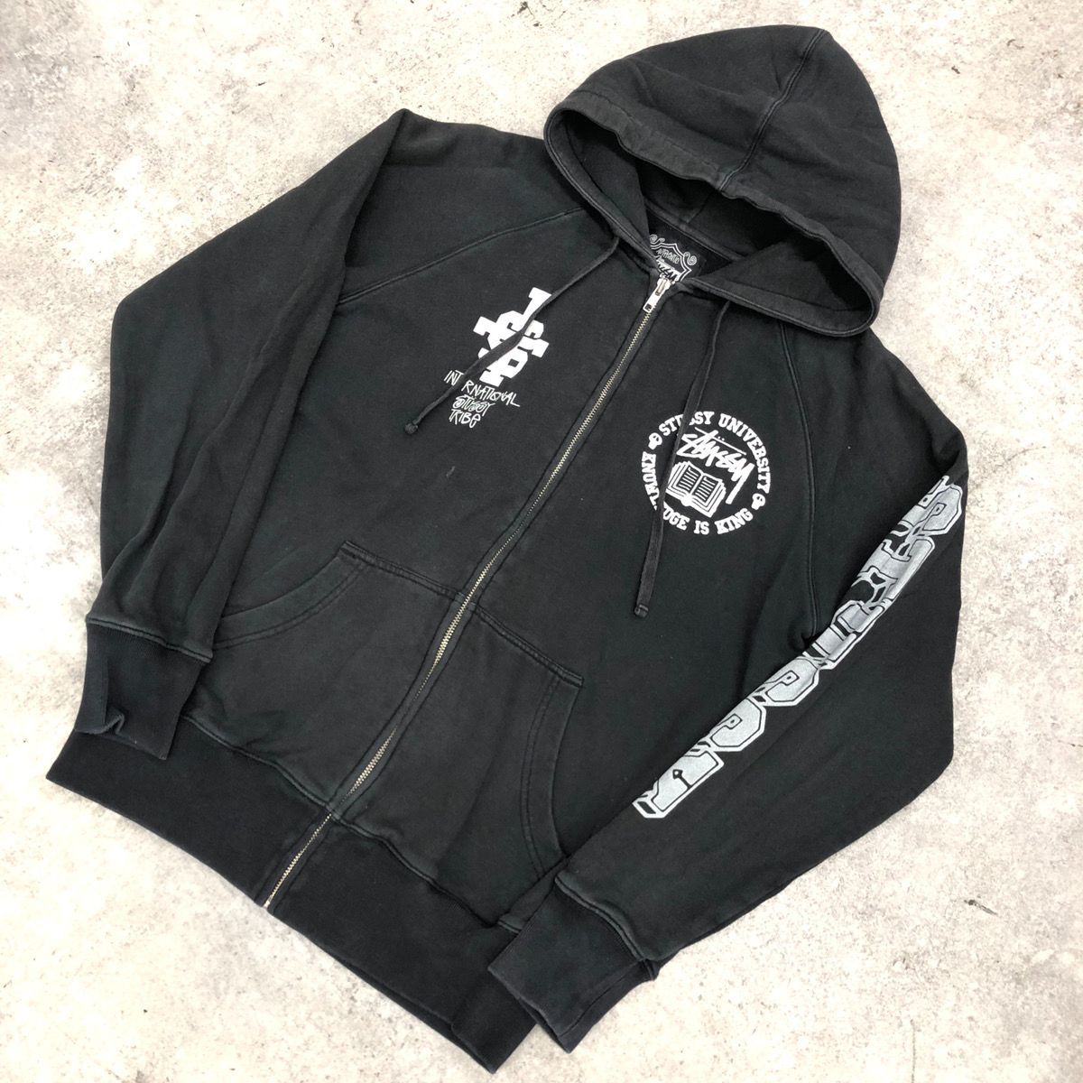 STUSSY ステューシー ジップパーカー PARKER パーカー フロントジップ