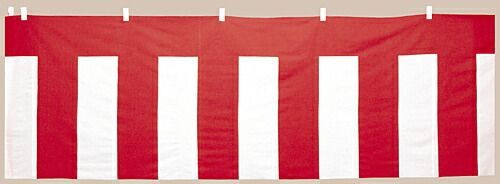 単品 紅白幕 ササガワ 紅白幕 40-6500 4974268612830 ●外寸 縦１８０×横９００ｃｍ
