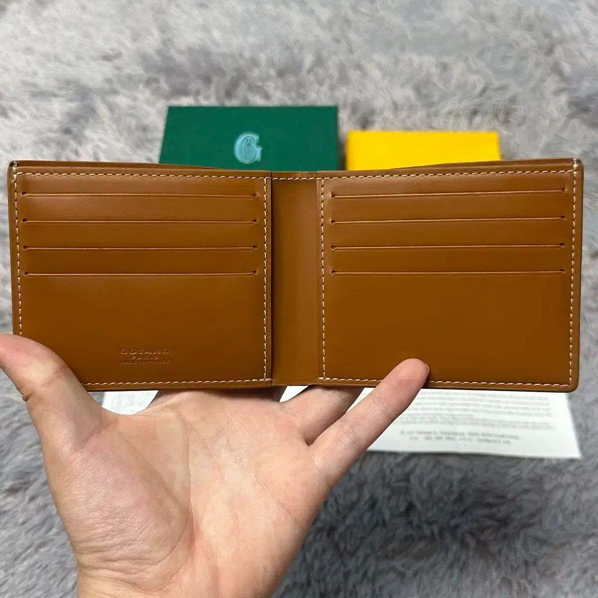 Goyard 二つ折り財布 ブラウン Goyard 二つ折り財布 ブラウン - メルカリ