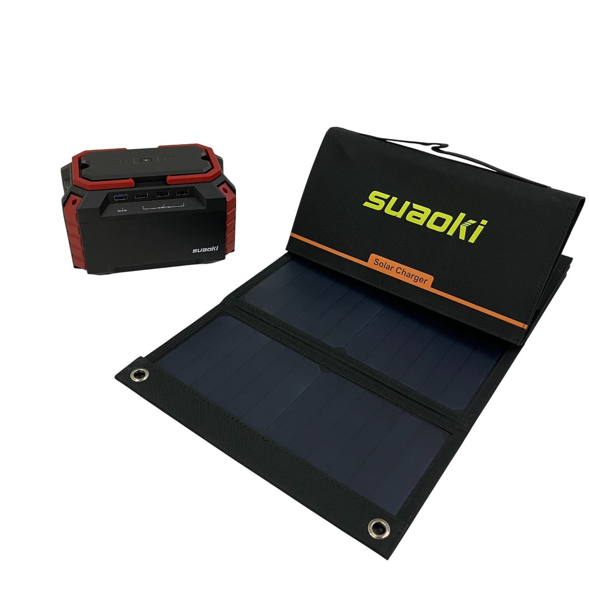 Suaoki Portable Solar Generator S270 ポータブル電源 ソーラーチャージャー セット T10429254