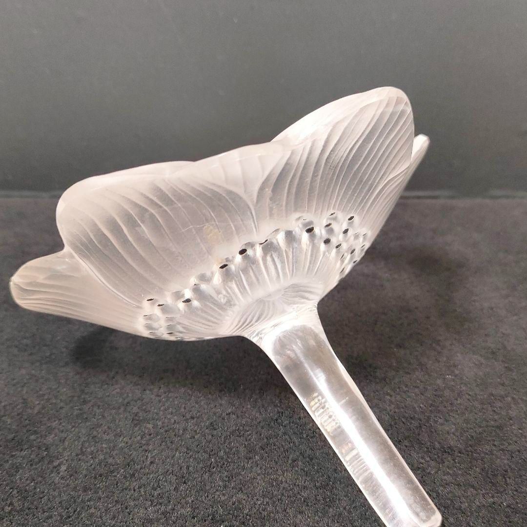 美品◇ルネ ラリック Lalique アネモネ ペーパーウェイト 文鎮