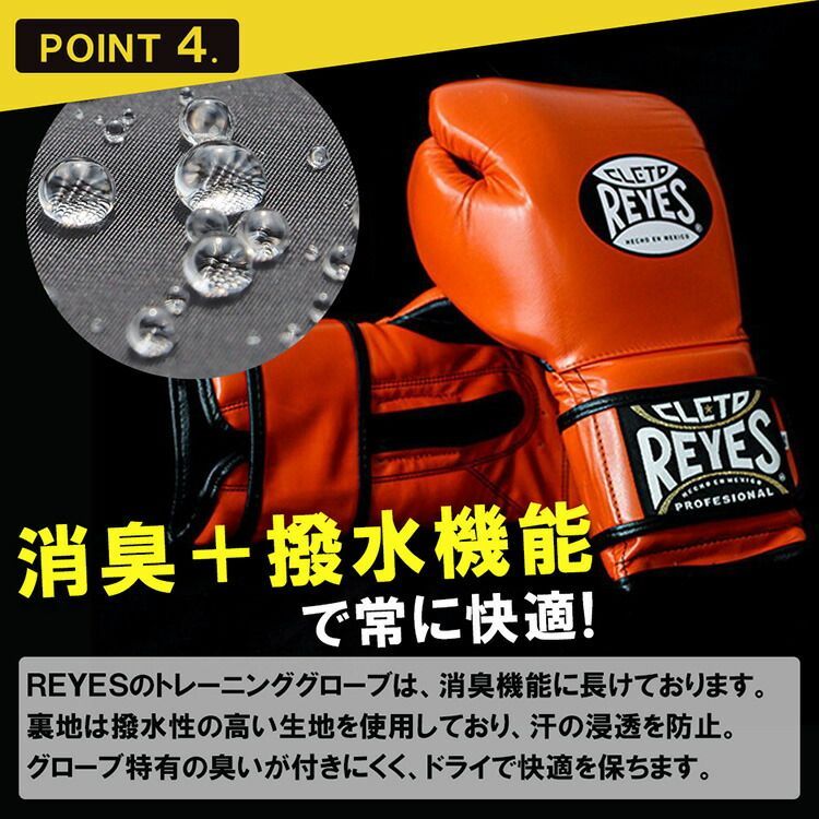 ベルクロ式 レイジェス 10オンス品 Reyes 公式 ボクシンググローブ