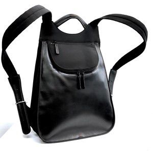 販売休止中】「ブラック」蔵前街歩きリュック レザーコンビ - メルカリ