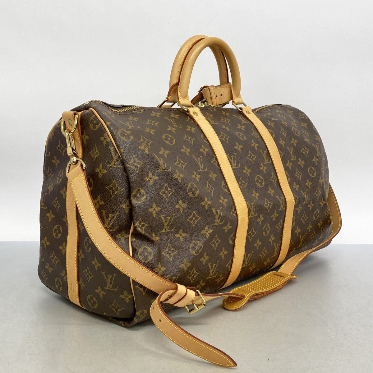 5md4344 ルイヴィトン ボストンバッグ モノグラム キーポルバンドリエール50 M41416 ブラウン メンズ レディース ユニセックス