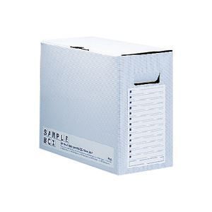 まとめ プラスサンプルボックスエコノミータイプ A4ヨコ 背幅150mm ブルー FL-001SB 1個