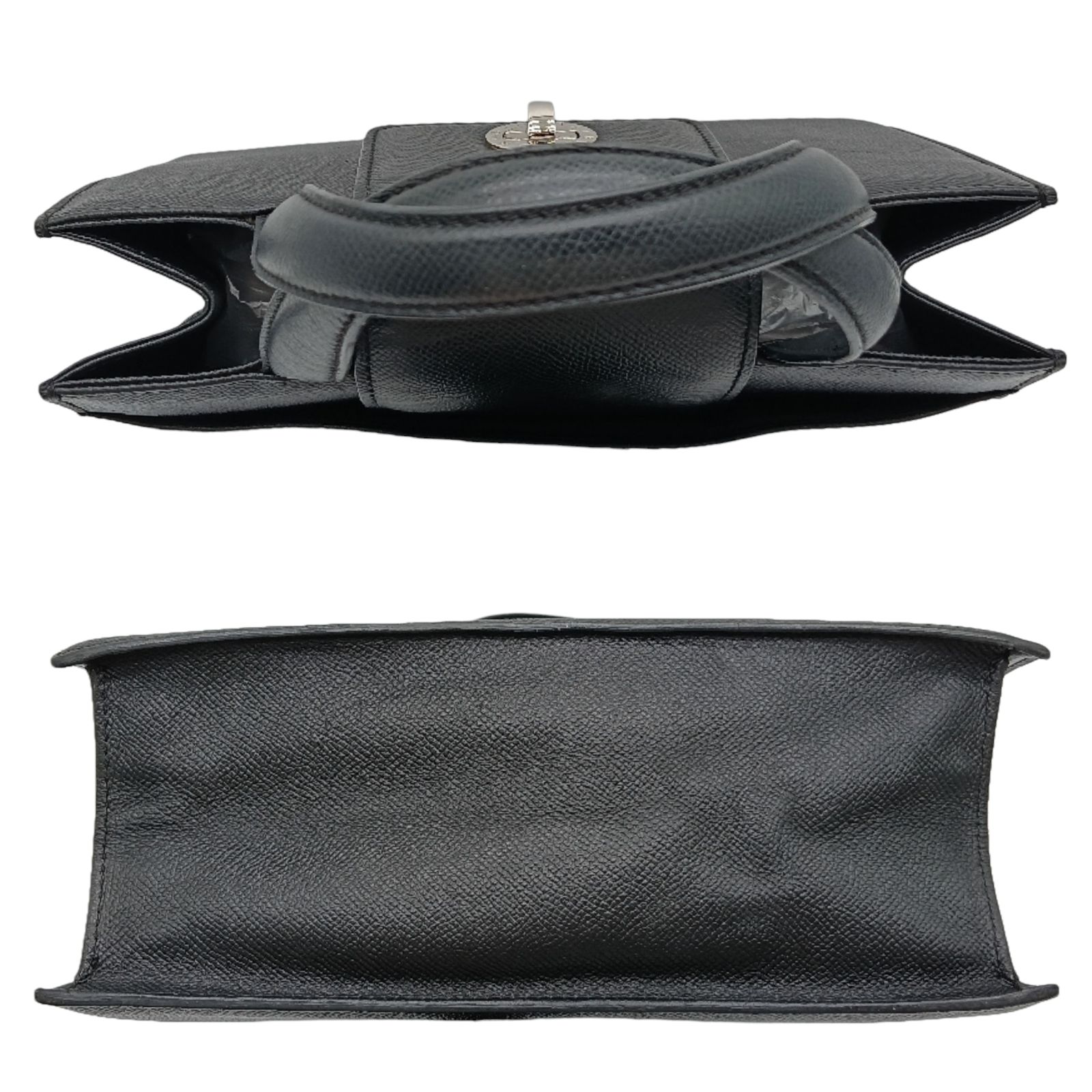 BVLGARI ブルガリ トートバッグ ハンドバッグ ブラック レザー