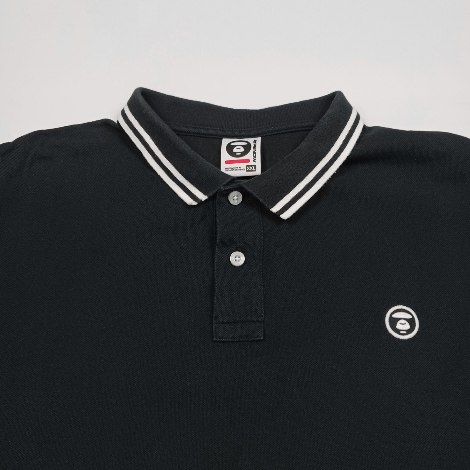 AAPE by A BATHING APE エイプ ポロシャツ ブラック XXL メンズ