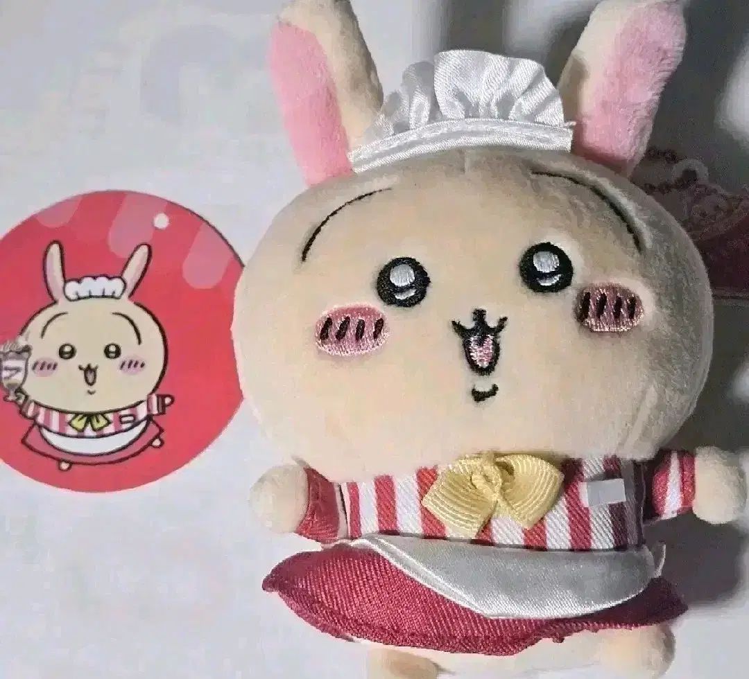 ちいかわ　うさぎ　ぬいぐるみ・マスコット　ストラップ　ぬいぐるみバッジ　セット ちいかわ うさぎ ぬいぐるみ・マスコット ストラップ ぬいぐるみバッジ