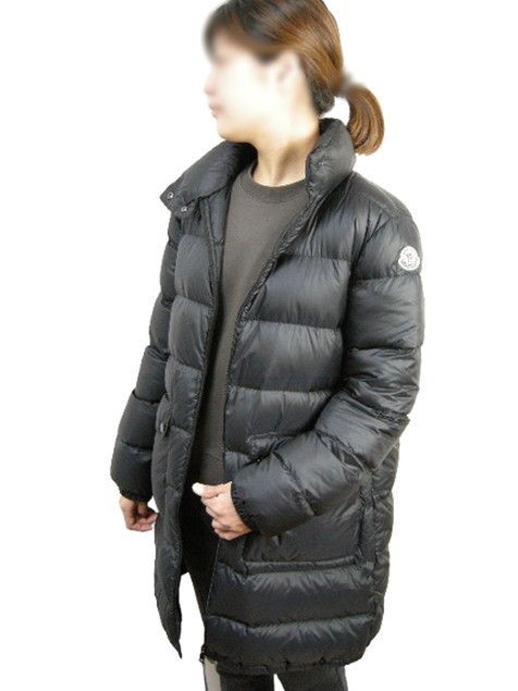 サイズ1□新品□モンクレール ABRICOTIER ライトダウンコート ブラック 