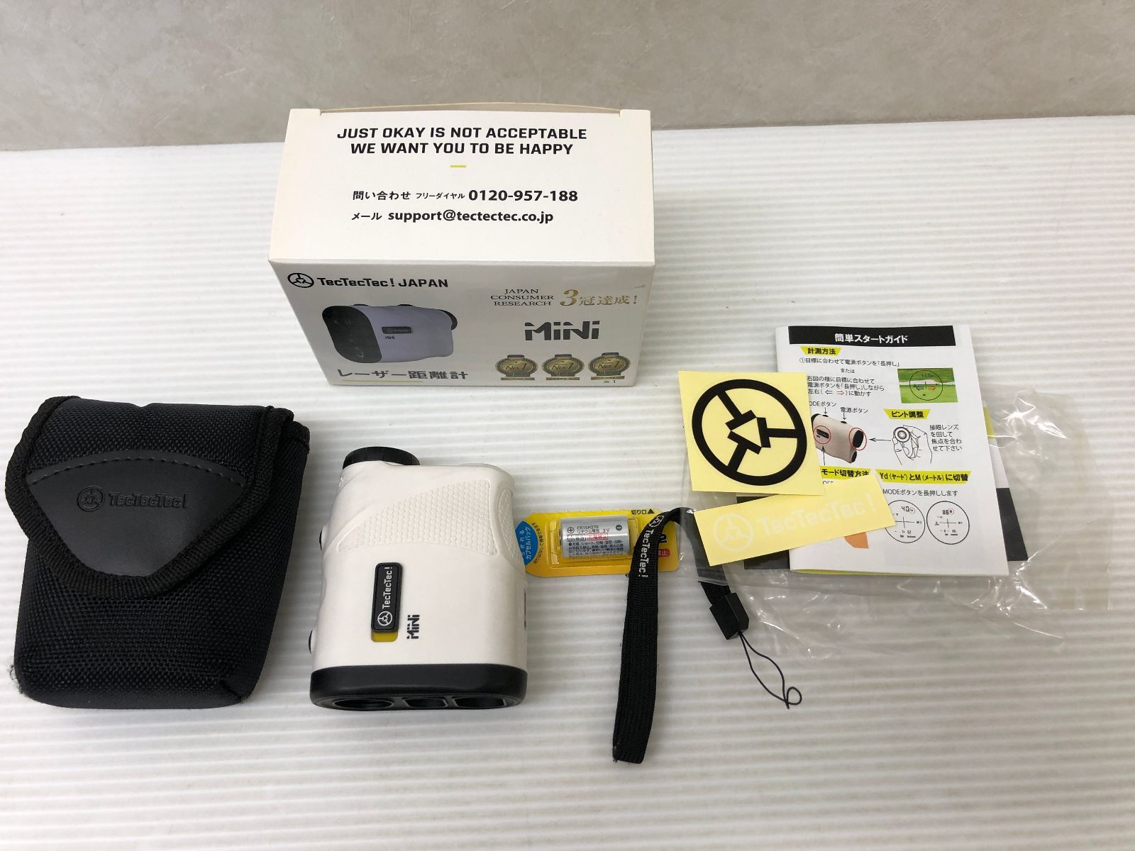 tectectec ゴルフ 距離計 レーザー距離計 Mini+R 中古品