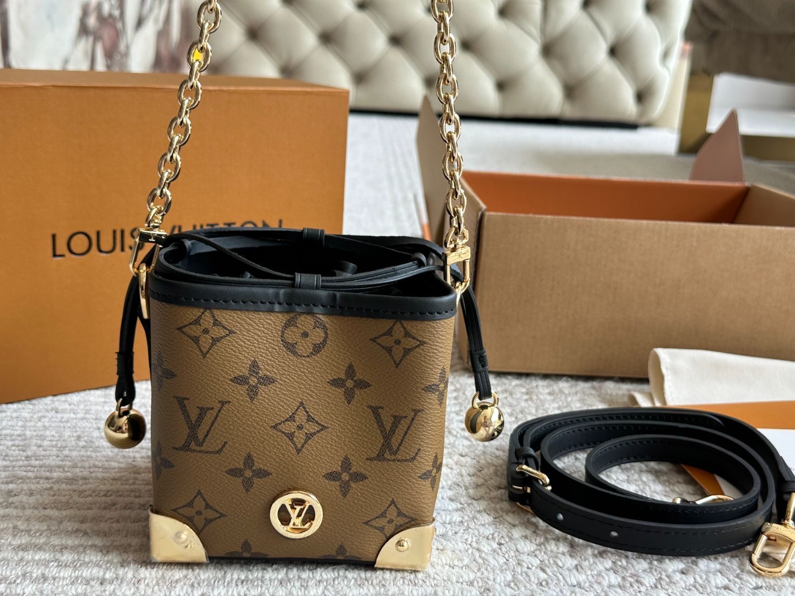 今日 LV Noe Purse - ルイヴィトン ノエ パース ミニ ショウマイデザイン