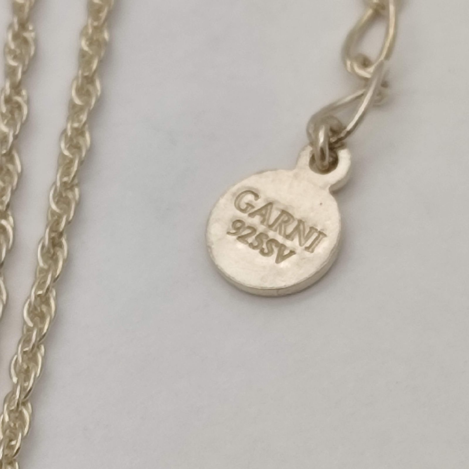 GARNI ネックレス　トップ　silver925 GARNI ガルニ チップ シルバー925 ペンダント ネックレス トップ