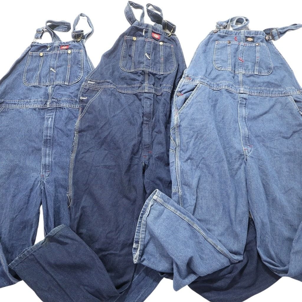 値段交渉有】【Dickies】オーバーオール Blue jeans ままならなく