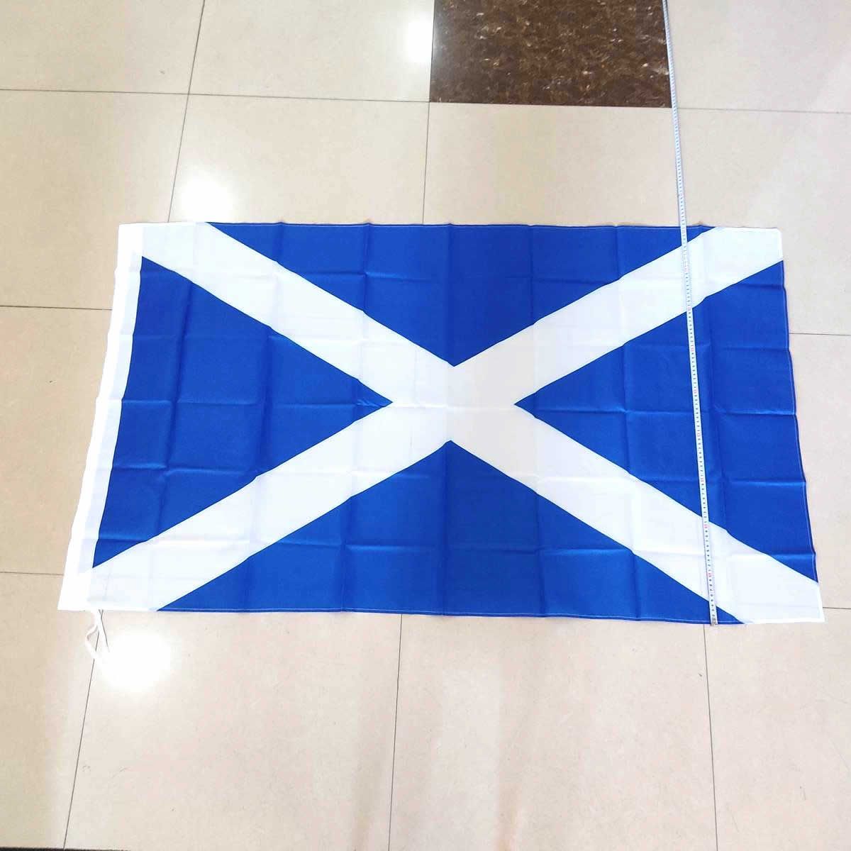 【希少品】スコットランド国旗・セントアンドルーズ（ポール無し） スコットランド 国旗 大型フラッグ 150cmX90cm 4号サイズ セント