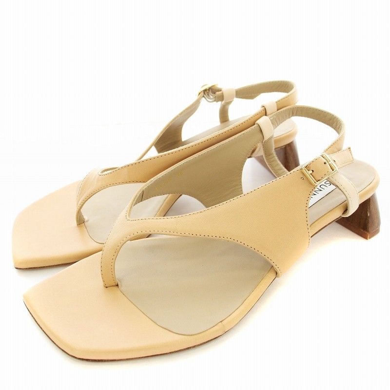 ペリーコ PELLICO SUNNY レザー トング サンダル 36 ピンク