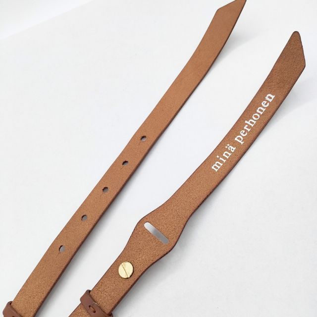 mina perhonen cross xs7898 レザー 定価22000円 牛革 ベルト