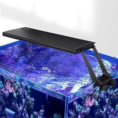 hygger 海水魚ライト 水槽照明 LEDライト サンゴ水槽用ledライト 30~50cm水槽対応 クリップ-オン