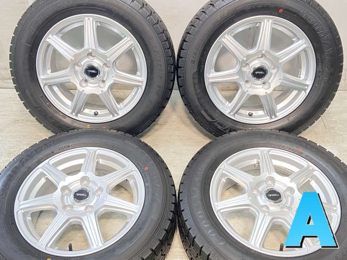 195/65R15  nグッドイヤー アイスナビ 7 nブリヂストン トップラン n15x6.0 45 114.3-5穴 n中古タイヤ スタッドレスタイヤ ホイールセット 4本セットn w15240518923