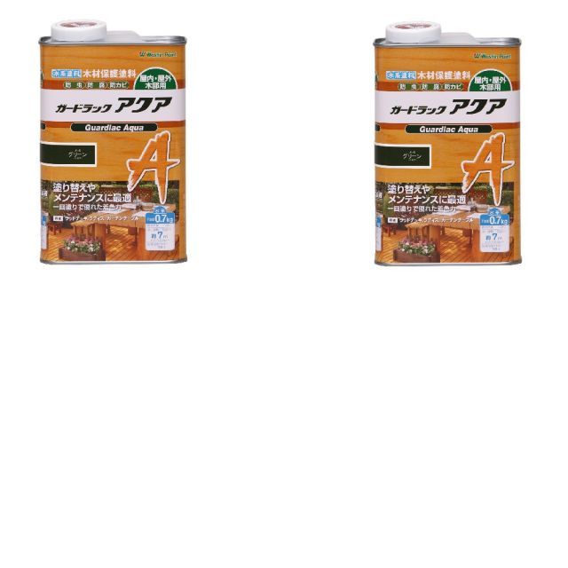 和信ペイント ガードラック アクア Ａ−６ グリーン 0.7kg ２缶セット
