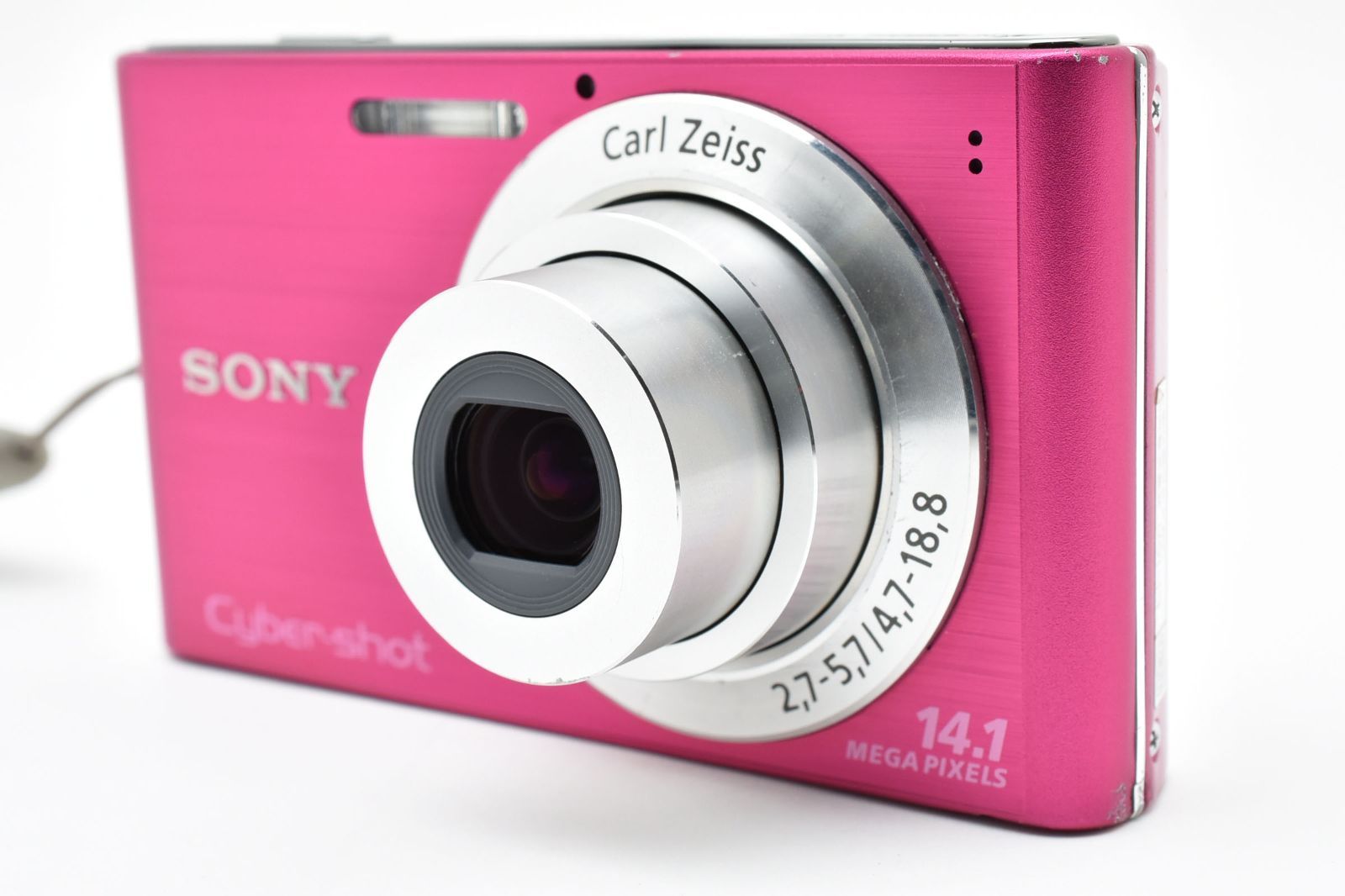 ソニー Sony Cyber shot DSC W 320 ピンクローズ 4 x 光学ズーム コンパクト デジタル カメラ デジカメ コンデジ A 0587