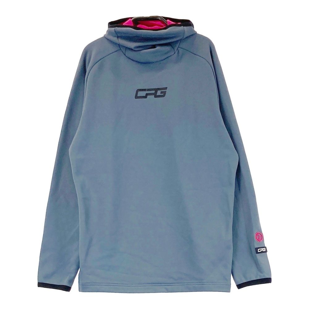 サイズ：3 CPG GOLF シーピージーゴルフ  裏起毛ジップジャケット 総柄 ブラック系 [240101417090] ゴルフウェア メンズ ストスト サイズ：3 CPG GOLF シーピージーゴルフ 裏起毛ジップジャケット