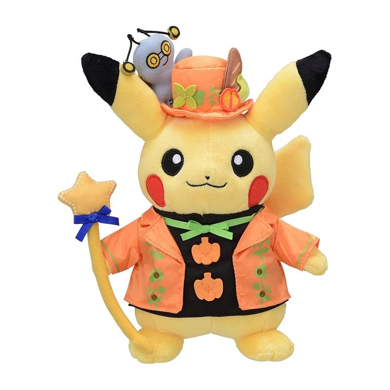 ポケモンセンターオリジナル ぬいぐるみ Paldea Spooky Halloween ピカチュウ 24.5×17×10 H×W×D 1