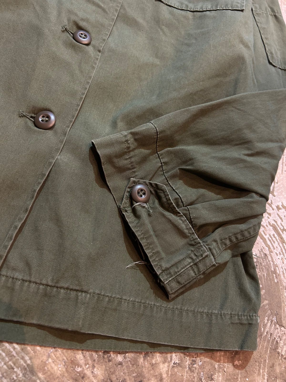 60s US ARMY ベトナム戦争期 OG-107 ユーティリティシャツ 1967年製 ヴィンテージ ミリタリー ウィメンズ
