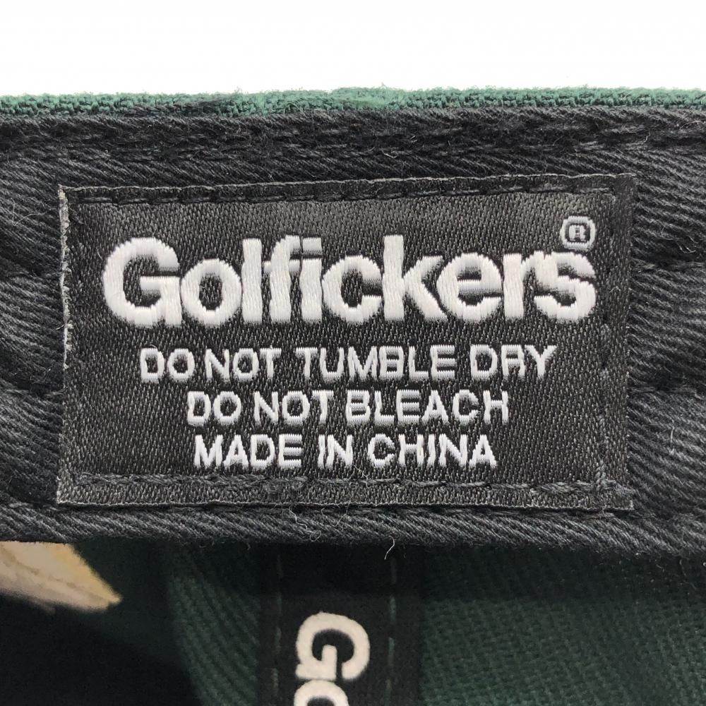 ゴルフィッカーズ フラットキャップ グリーン タングラムコラボ TANGRAM ゴルフウェア GOLFICKERS WHITEMONARCHHOTEL_COM