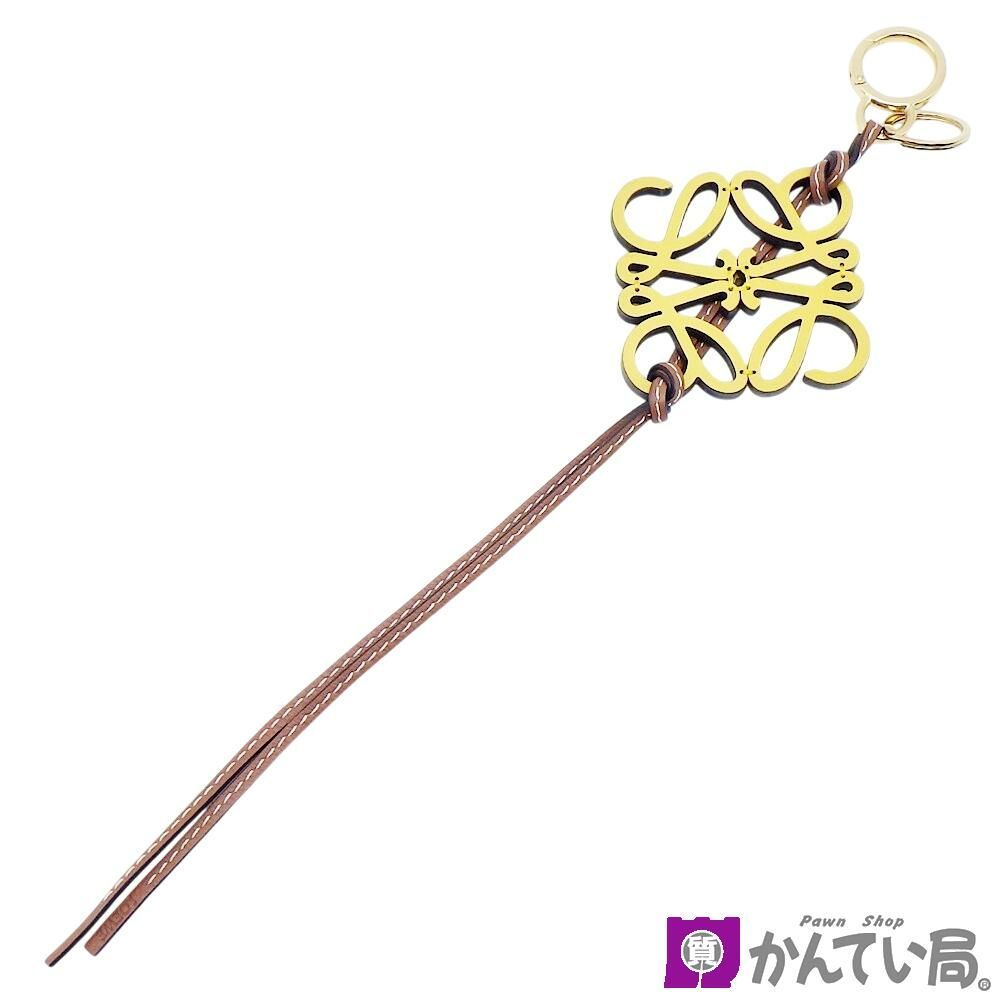 LOEWE ロエベ エレファント タッセル フリンジ チャーム レザー