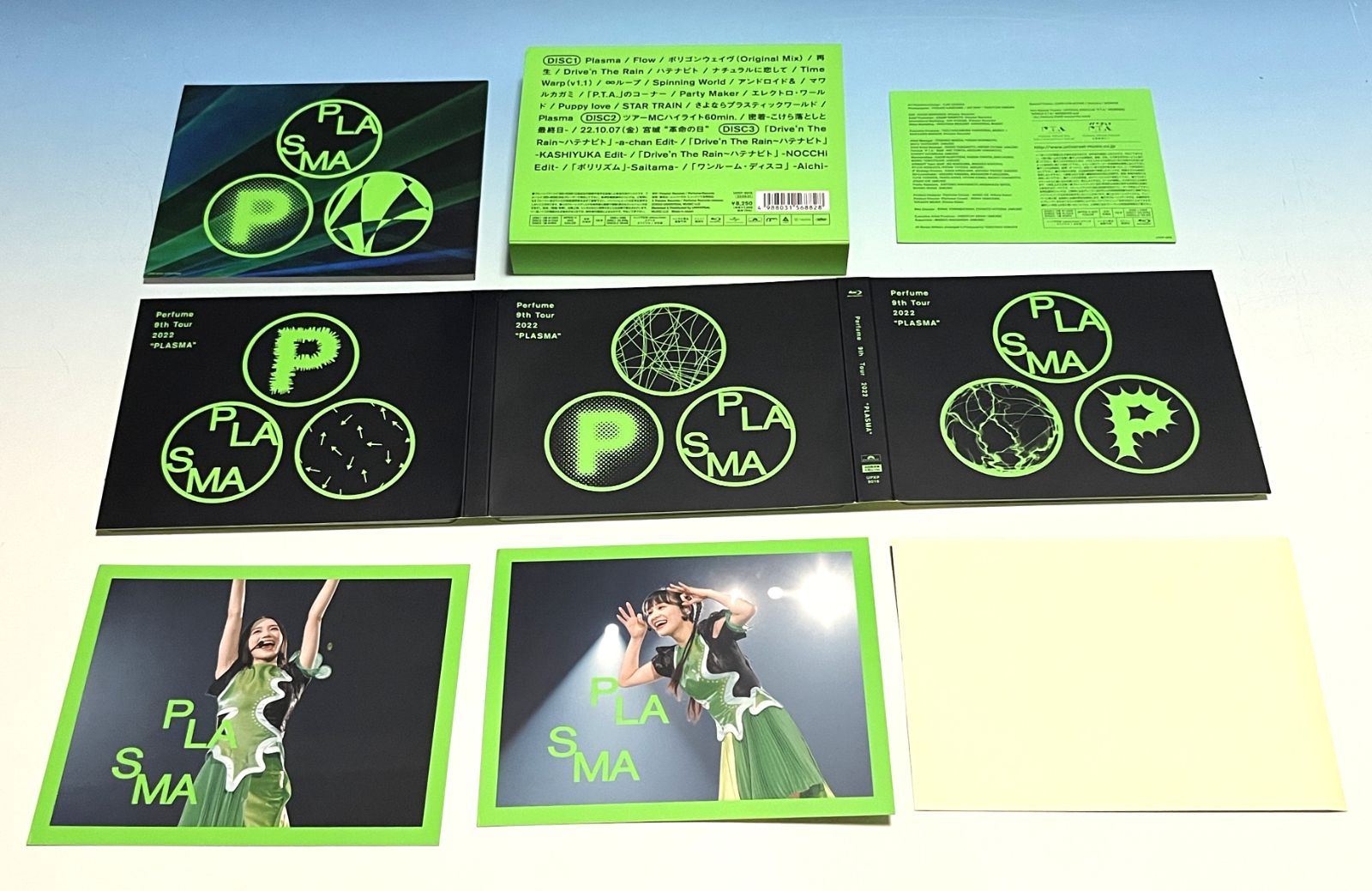 中古 Perfume 9th Tour 2022 PLASMA 初回限定盤 3枚組 Blu-ray 