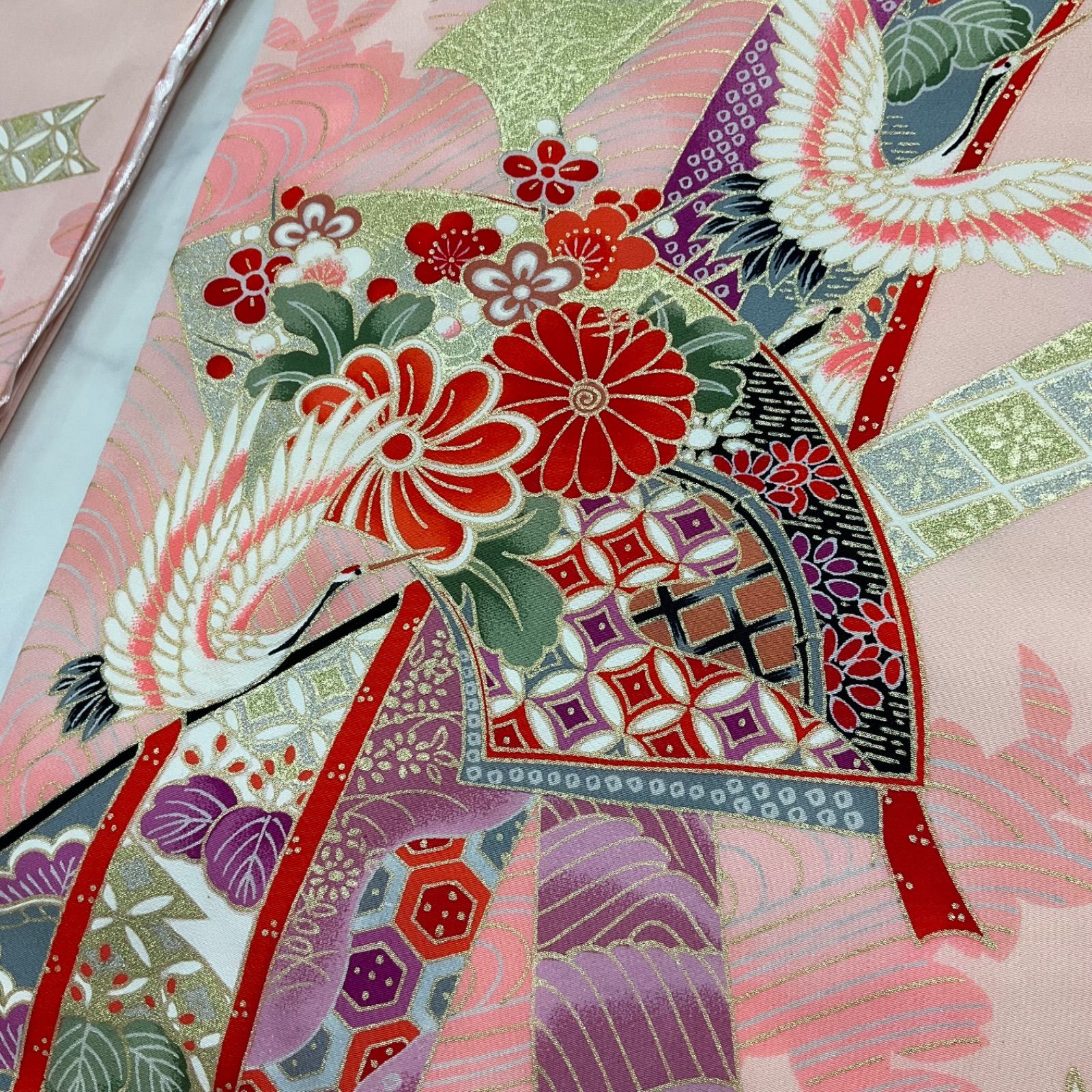 ◇kimono+one◇美品◇産着◇お宮参り◇正絹◇長襦袢付き◇子供