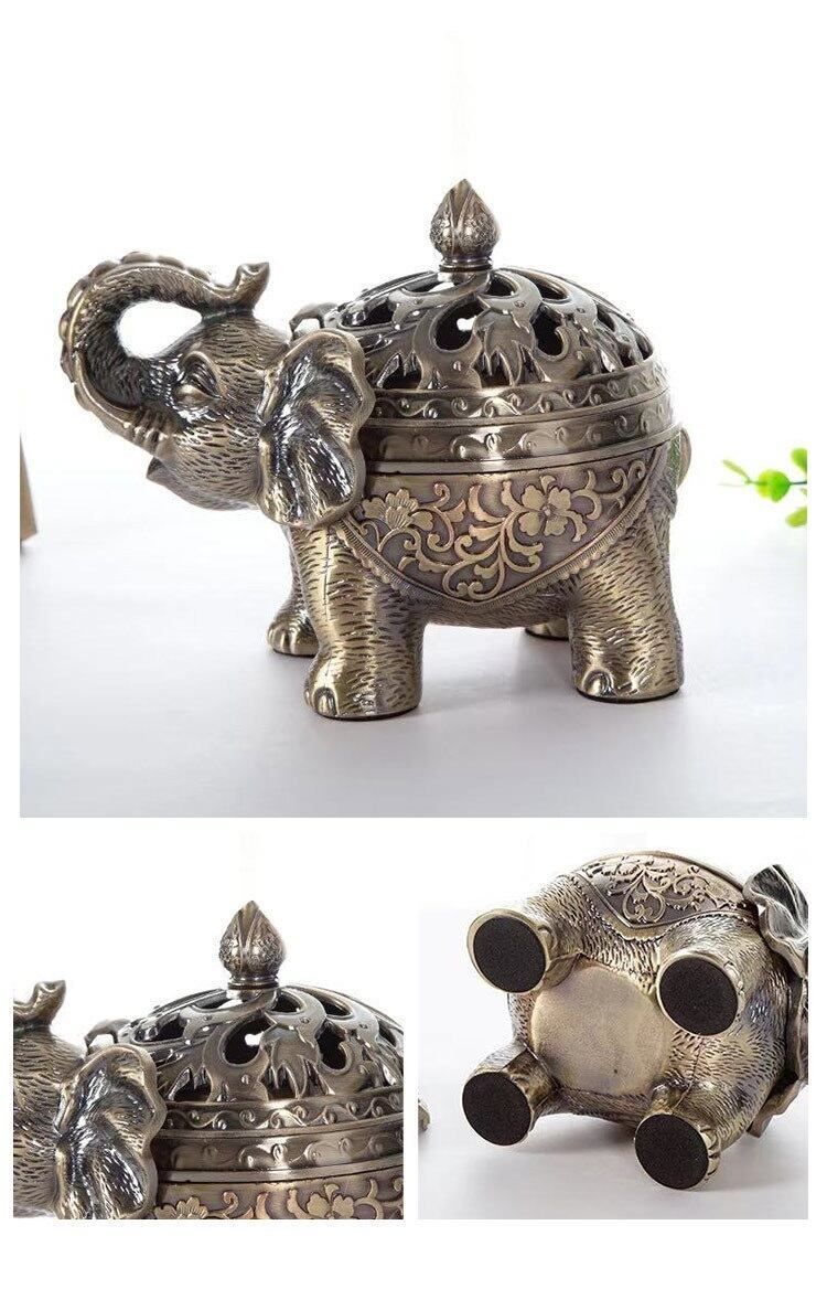 香炉 骨董品 お香立て 仏像 珍品 レア 高岡銅器 香炉 | 彩華 彩色 | 銅 | 喜泉堂