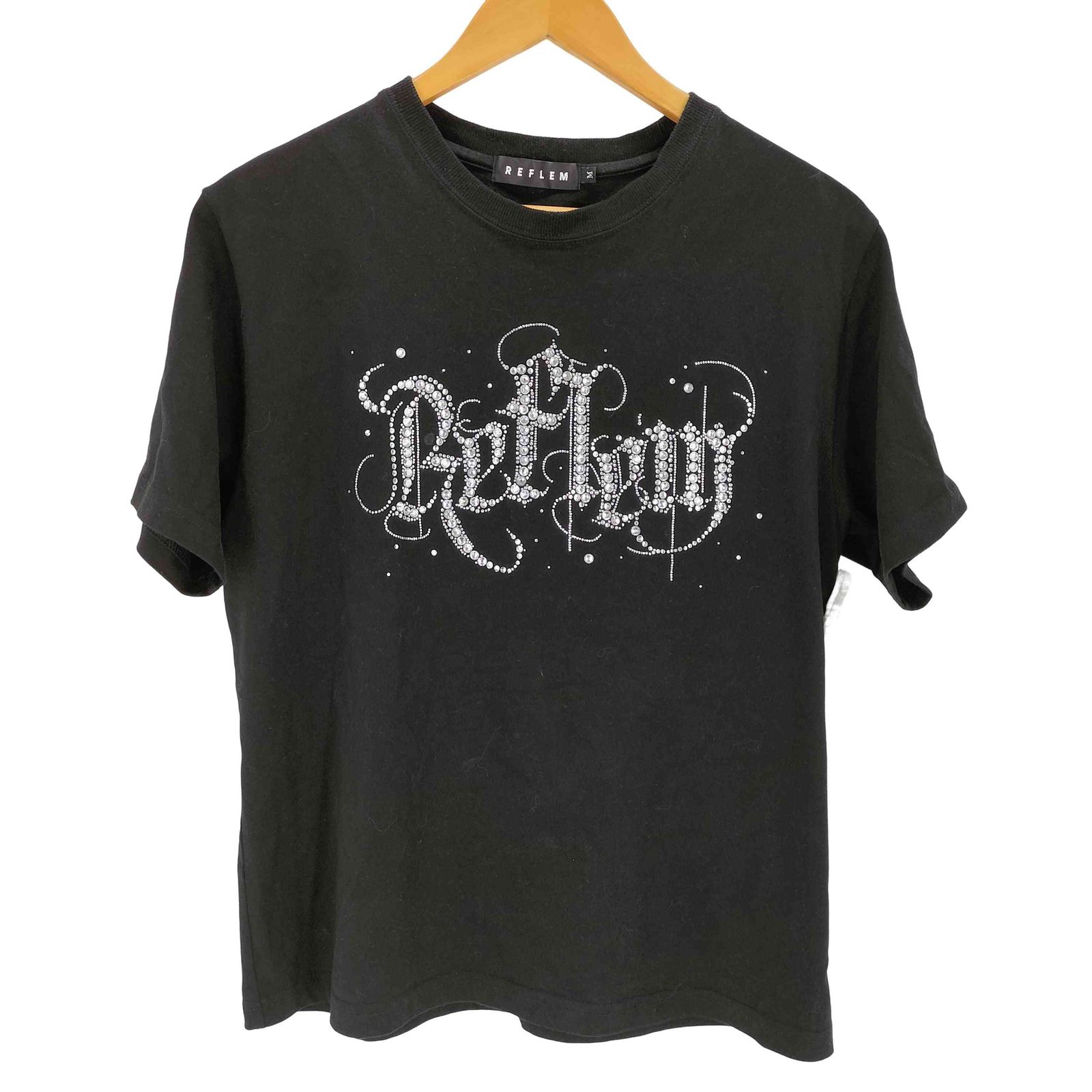 AVAM REFLEMコラボ Tシャツ レフレム 黒 REFLEM - REFLEM レフレム AVAM 限定 2WAY ロゴ Tシャツ