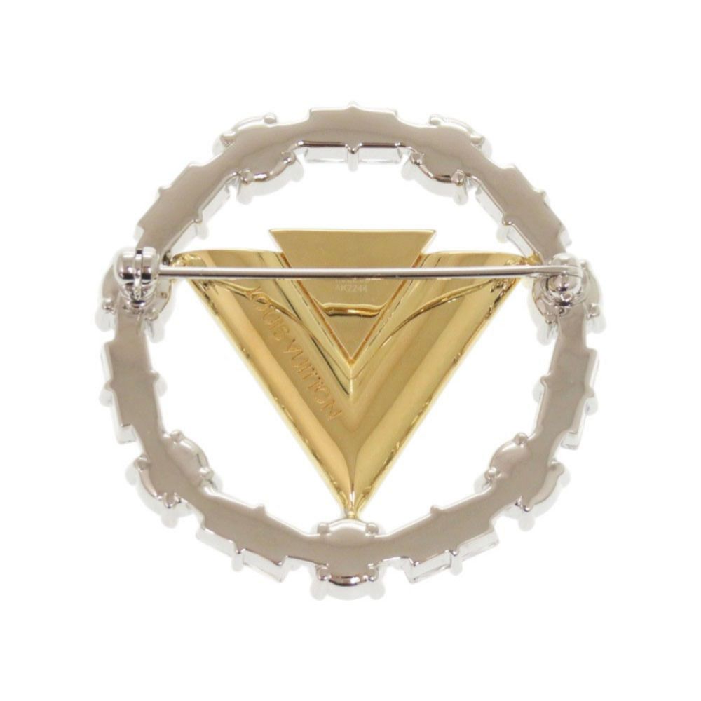 新品同様 ルイ ヴィトン ブローチ V フォー ヴィトン M02263 メタル