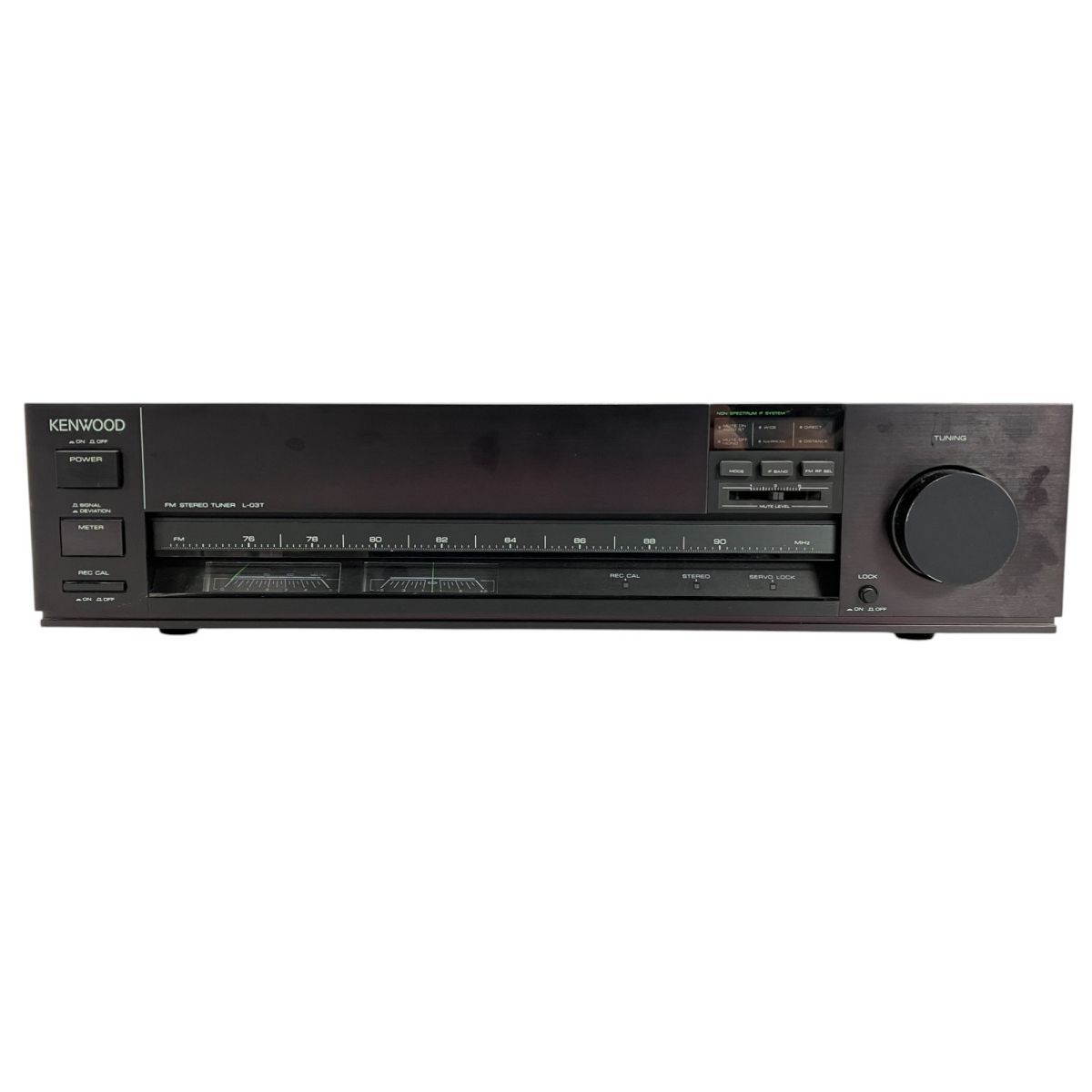 （訳あり）KENWOOD FMステレオチューナー L-03T KENWOOD L-03T FMステレオ チューナー 音響機材 ジャンク
