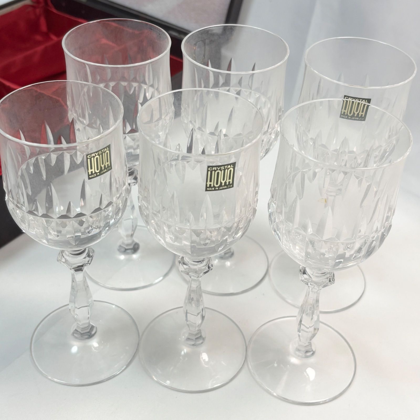 ☆HOYA☆Crystal Glass(ホヤクリスタルガラス) セット☆ HOYA CRYSTAL