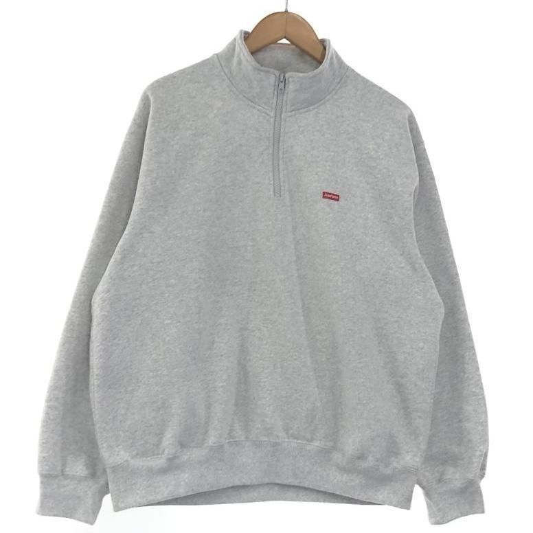 Supreme Small Box Half Zip Pullover S グレー シュプリーム 10